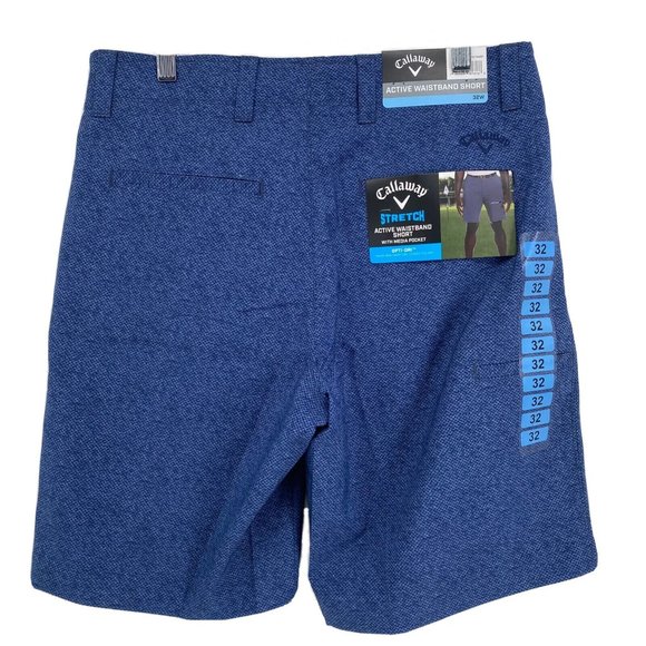 Callaway Shorts Callaway Golf Shorts Mens Blue Active Waistband